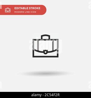 Business Simple vector icon. Illustration symbol design template for web mobile UI element. Perfect color modern pictogram on editable stroke. Business icons for your business project Stock Vector