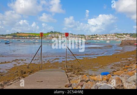 View towards Appledore from Instow, North Devon, August. Stock Photo