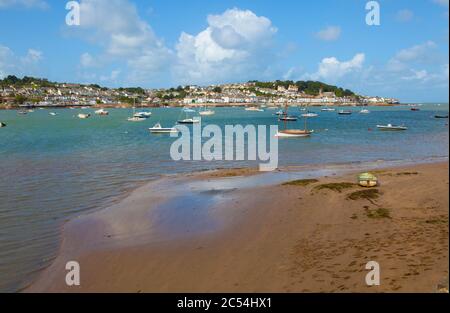 View towards Appledore from Instow, North Devon, August. Stock Photo