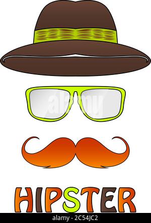 different hipster style. eps 10 vector iilustration Stock Vector