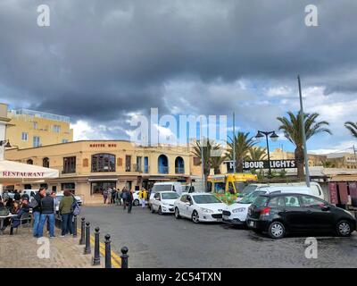 Popular fishing village in Malta Stock Photo