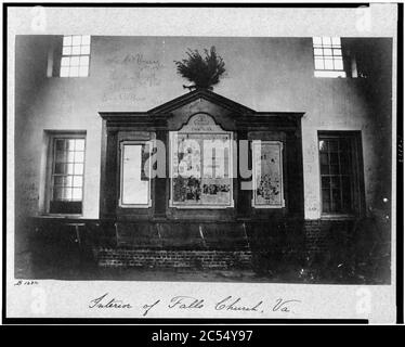 Interior of church, Falls Church, Va Stock Photo - Alamy
