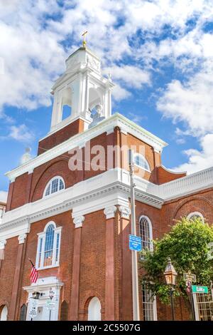 St. Stephen's Church, Bostons, MA, USA Stock Photo
