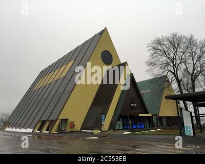 Fram museum in Oslo on a cold winter day Stock Photo