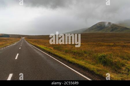 Scottish landscape cloudy nature shot Stock Photo