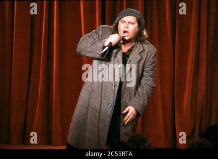 Comedian Sam Kinison performing at the Roxy Theatre on The Sunset Strip Stock Photo