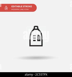 Fabric Simple vector icon. Illustration symbol design template for web mobile UI element. Perfect color modern pictogram on editable stroke. Fabric icons for your business project Stock Vector