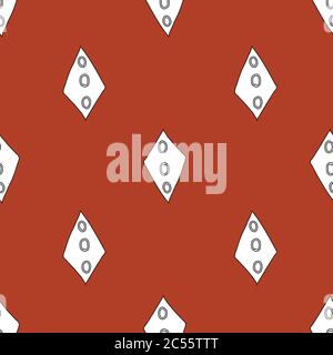 Fun kite shapes on teal background Seamless pattern Vector hand drawn doodle style illustration surface design Stock Vector