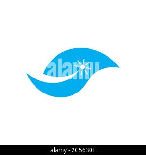 geometric waves sun motion logo vector Stock Vector Image & Art - Alamy