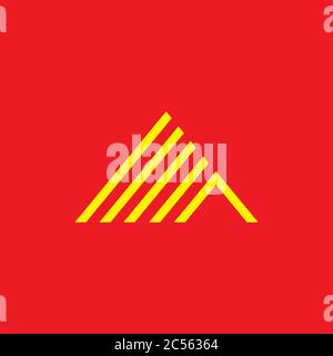 stripes geometric triangle arrow logo vector Stock Vector Image & Art ...