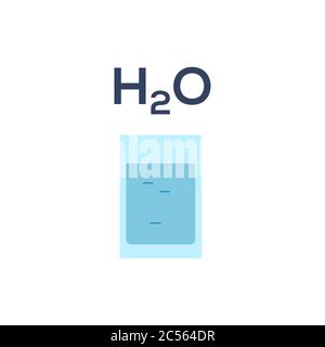 Glass of water icon isolated on white background. Stock Vector