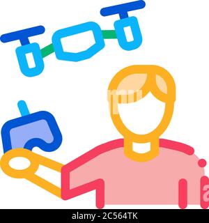 vr remote control icon color illustration Stock Vector Image & Art - Alamy