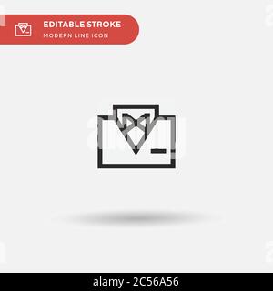 Tuxedo Simple vector icon. Illustration symbol design template for web mobile UI element. Perfect color modern pictogram on editable stroke. Tuxedo icons for your business project Stock Vector