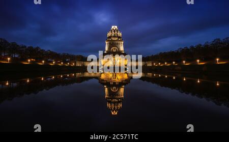 Germany, Saxony, Leipzig, Völkerschlachtdenkmal Stock Photo