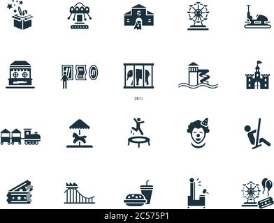 Zoo icon. Simple element from amusement park collection. Creative Zoo icon for web design, templates, infographics and more Stock Vector