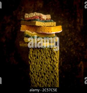 Old dirty sponges hi-res stock photography and images - Alamy