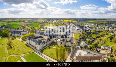 France, Maine et Loire, Loire Anjou Touraine Regional Natural Park, Loire Valley listed as World Heritage by UNESCO, Fontevraud l'Abbaye, Notre Dame d
