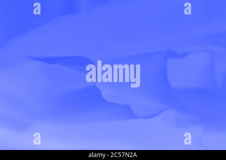 Blue gradient abstract background, wrapping soft paper Stock Photo