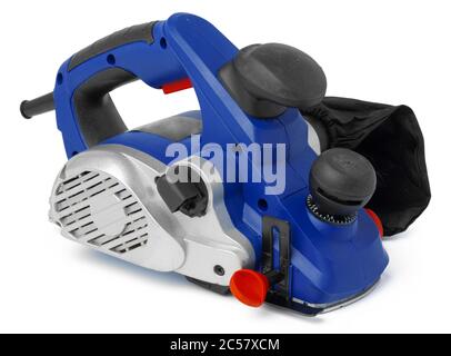 Electrical sander carpenter tool on white background Stock Photo