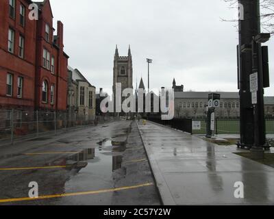 Beautiful Toronto, Ontario. Architecture, old and new buildings, wonderful views in the spring. Stock Photo