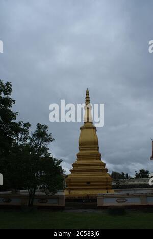 Beautiful and original Laos. Capital Of Vientiane. An unusual journey through Southeast Asia. Photo without filters. Stock Photo