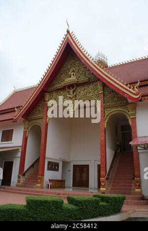 Beautiful and original Laos. Capital Of Vientiane. An unusual journey through Southeast Asia. Photo without filters. Stock Photo