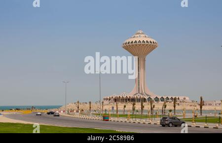 Dammam . KSA , Saudi Arabia View in Dammam , Dammam , Saudi Arabia dammam tower Stock Photo