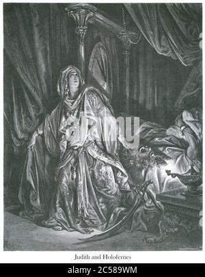 In the Bible, in the Book of Judith, a Hebrew woman named Judith Stock