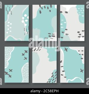 Best vector design backgrounds for social media.  Stock Vector