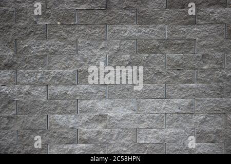 Abstract background of grey stone wall texture Stock Photo
