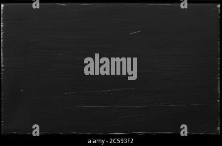 polished black metal texture. Scratched aluminium background Stock Photo