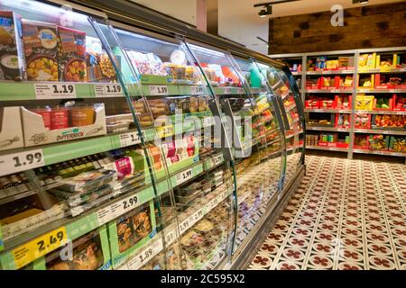 BERLIN, GERMANY - CIRCA SEPTEMBER, 2019: interior shot of Penny supermarket in Berlin. Stock Photo