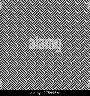 geometric pattern background seamless design line black and white art eps10 illustration Stock Vector