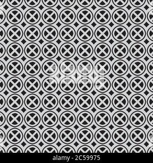 background pattern oval black and white swatch art eps10 illustration Stock Vector