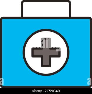 medicine drug kit line and fill style Stock Vector Image & Art - Alamy