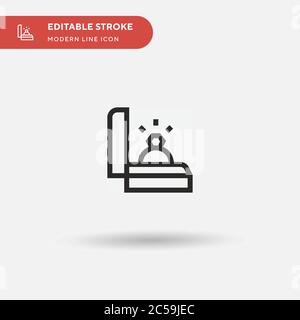 Wedding Ring Simple vector icon. Illustration symbol design template for web mobile UI element. Perfect color modern pictogram on editable stroke. Wedding Ring icons for your business project Stock Vector