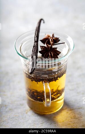 Cold chai tea Stock Photo