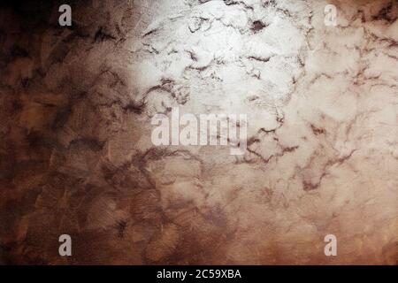 Background from dark brown texture of wall panels Stock Photo