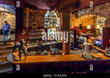 Poodle bar of Hotel Renthof, Kassel, Germany Stock Photo