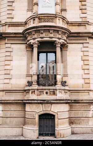 The house of Llieo i Morera is a six-story residential building in Barcelona, a masterpiece of Catalan modernism, one of the most significant works of Stock Photo