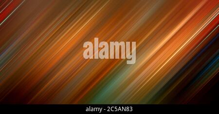 Orange background of diagonal lines. Abstract background of luminous lines. Stock Photo