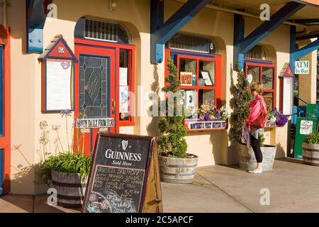 London Bridge Pub at Fisherman's Wharf,Monterey,California,USA (model released) Stock Photo