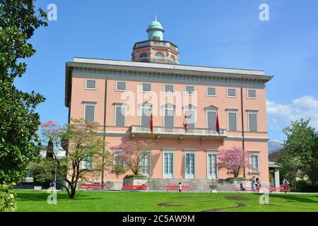 Villa Ciani, Parco Ciani, Lugano, Switzerland, Schweiz, Suisse, Svájc, Europe Stock Photo