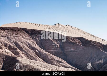 Cerro Blanco, one of the highest dunes in the world. Nasca, Department of Ica, Peru. Stock Photo