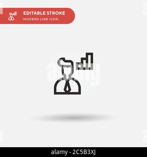 Potential Simple vector icon. Illustration symbol design template for web mobile UI element. Perfect color modern pictogram on editable stroke. Potential icons for your business project Stock Vector