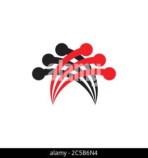 motion fast object abstract logo vector Stock Vector