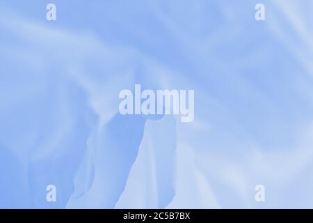 Delicate blue gradient abstract background, wrapping soft paper Stock Photo