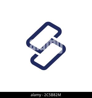 Letter N, o and d hexagon lines geometric simple symbol logo vector ...