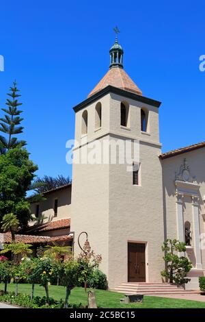 Misiion Santa Clara de Asis,Santa Clara City,California,USA Stock Photo