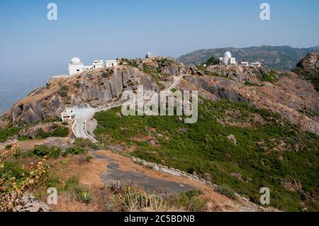 The Mount Abu InfraRed Observatory is located near the town Mount Abu in the state of Rajasthan Stock Photo